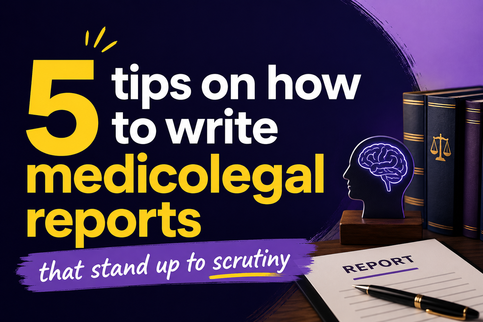 Article image for Five tips on writing better medicolegal reports